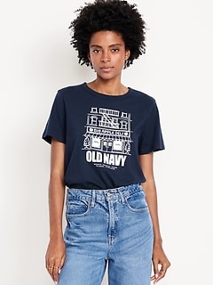 EveryWear Crew-Neck Logo-Graphic T-Shirt