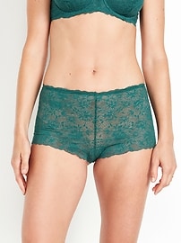 Image number 1 showing, Lace Boyshort Underwear