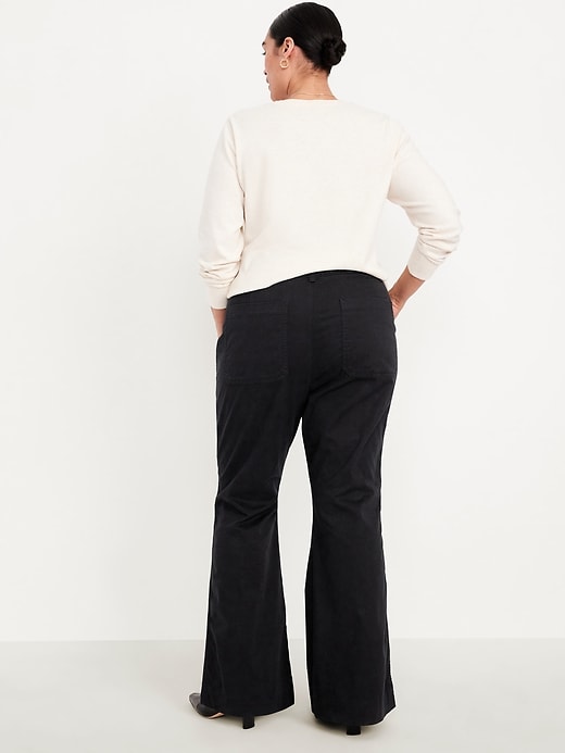 Image number 8 showing, Mid-Rise Flare Pants