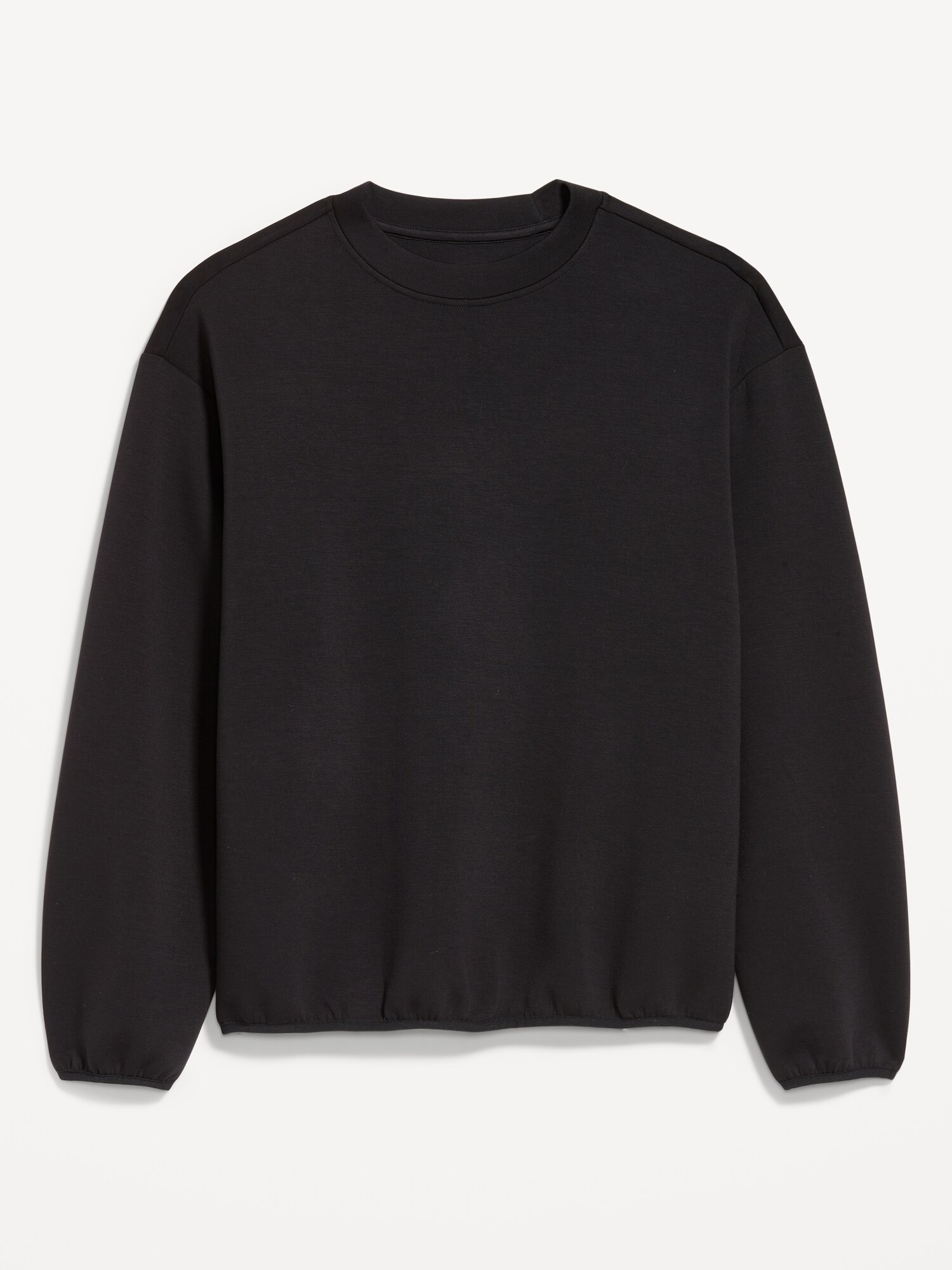Мужской свитшот Old Navy Bounce Fleece Oversized Sweatshirt, цвет: Чёрный — фото 4