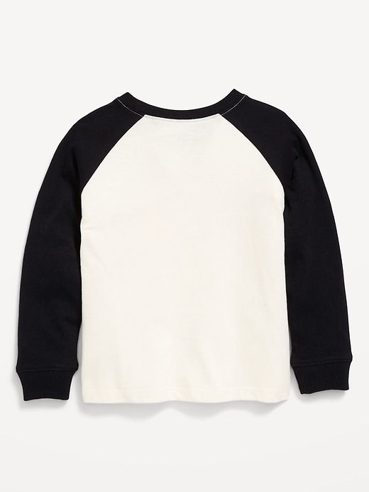 Image number 2 showing, Long-Sleeve Pocket T-Shirt for Toddler Boys