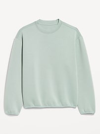 Image number 4 showing, Oversized Bounce Fleece Cinched Sweatshirt