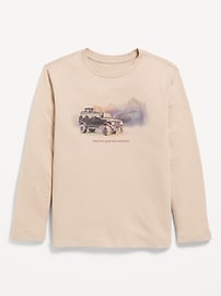 Image number 1 showing, Long-Sleeve Graphic T-Shirt for Boys