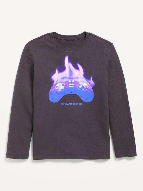 Long-Sleeve Graphic T-Shirt for Boys - Panther