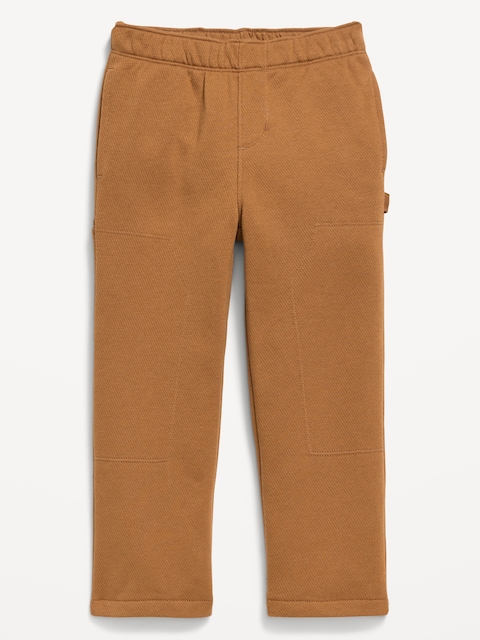 Loose Utility Fleece Pants for Toddler Boys - Copper