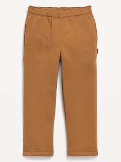 Loose Utility Fleece Straight-Leg Pants for Toddler Boys