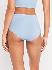 Image number 2 showing, High-Waisted Everyday Brief Cotton Underwear