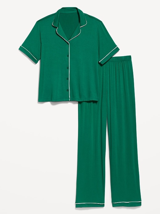 Image number 4 showing, Sunday Sleep Knit Jersey Pant Set