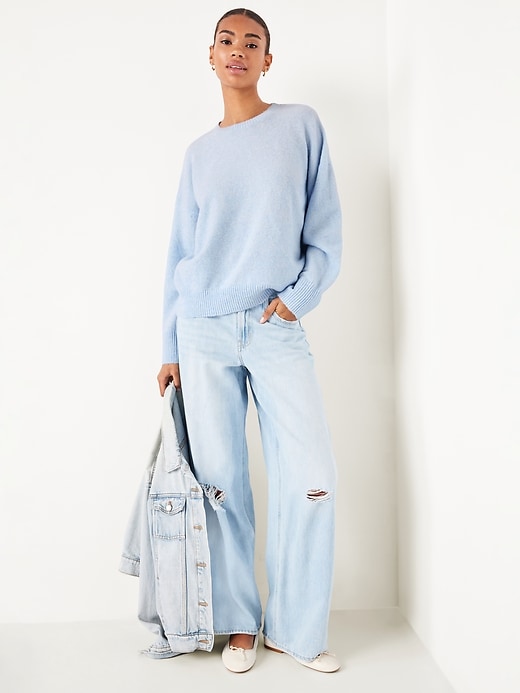 Image number 3 showing, Cozy Wool-Blend Crew-Neck Sweater
