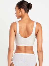 Image number 2 showing, Ruched Cotton Bralette