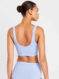 Image number 2 showing, Ruched Cotton Bralette