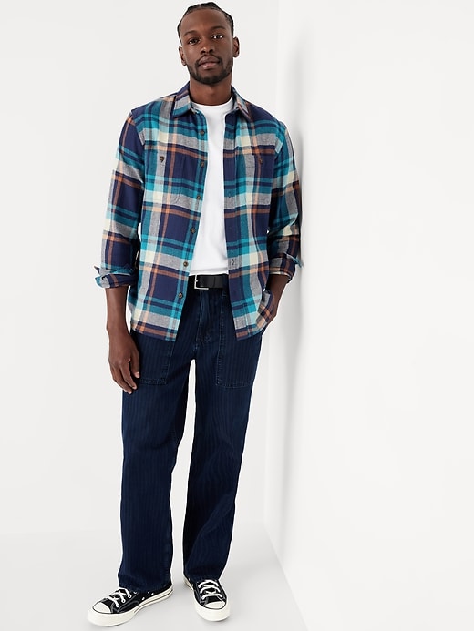 Image number 3 showing, Plaid Flannel Pocket Shirt