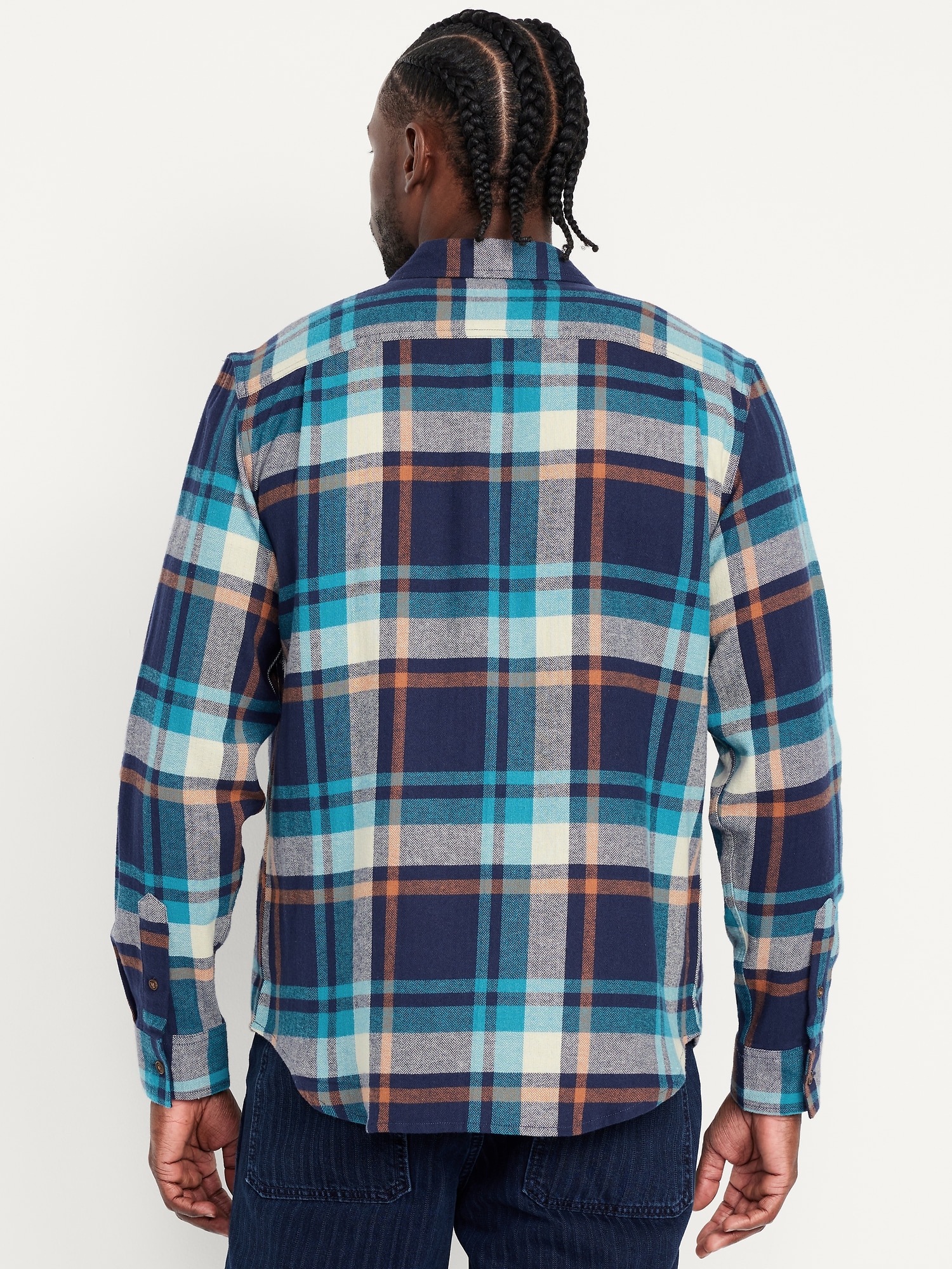 Plaid Flannel Pocket Shirt