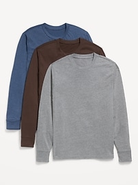 Image number 1 showing, 3-Pack Long-Sleeve Rotation T-Shirt