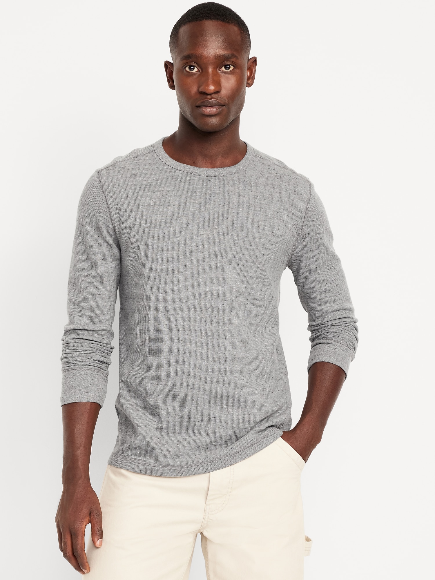 Waffle-Knit T-Shirt
