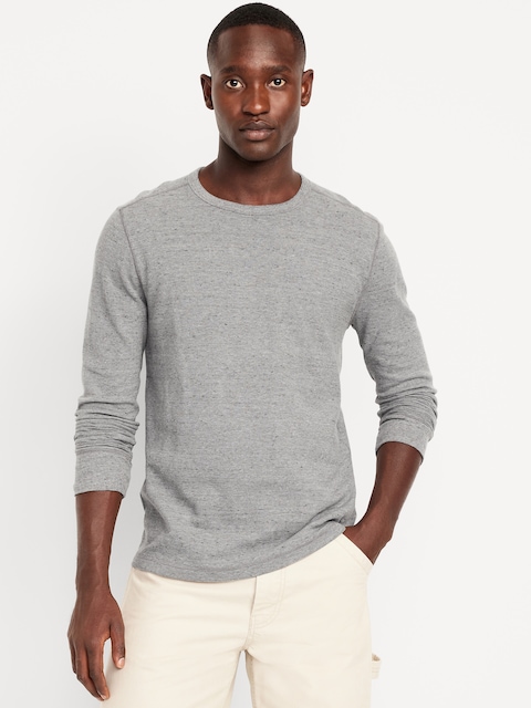 Waffle-Knit T-Shirt