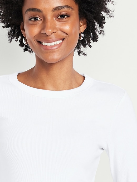 Image number 3 showing, Snug Long-Sleeve Crew-Neck T-Shirt