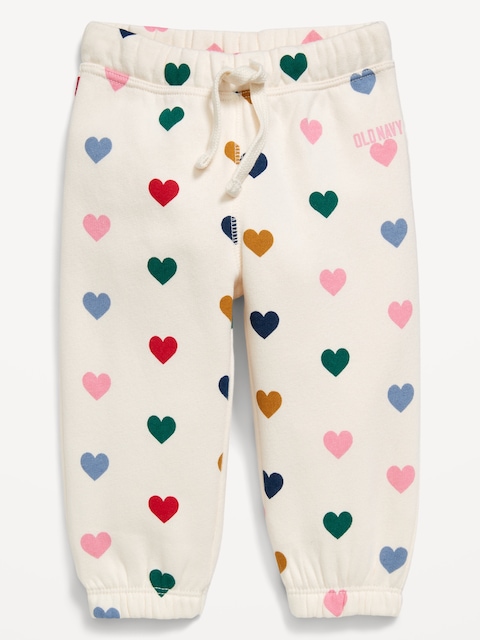 Printed Sweatpants for Baby - Hearts