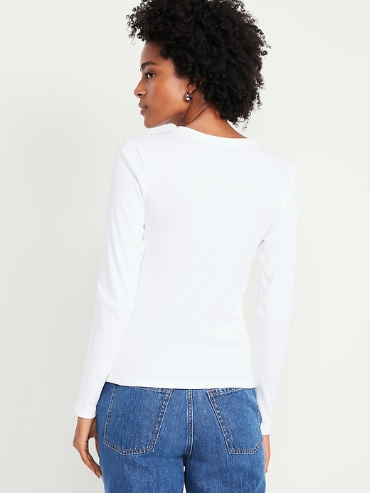 Image number 2 showing, Snug Long-Sleeve Crew-Neck T-Shirt