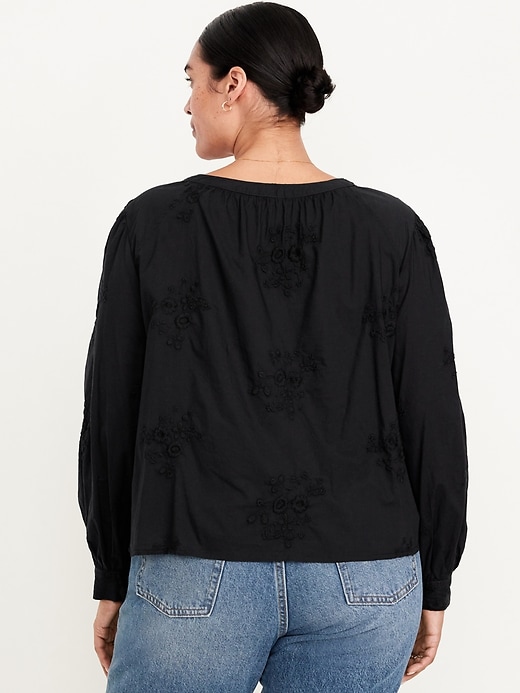 Image number 7 showing, Button-Down Embroidered Top
