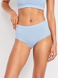 Image number 1 showing, High-Waisted Everyday Brief Cotton Underwear