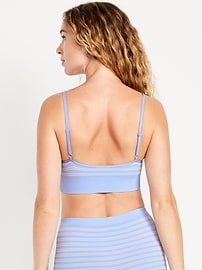 Image number 2 showing, Seamless Ribbed Longline Bralette