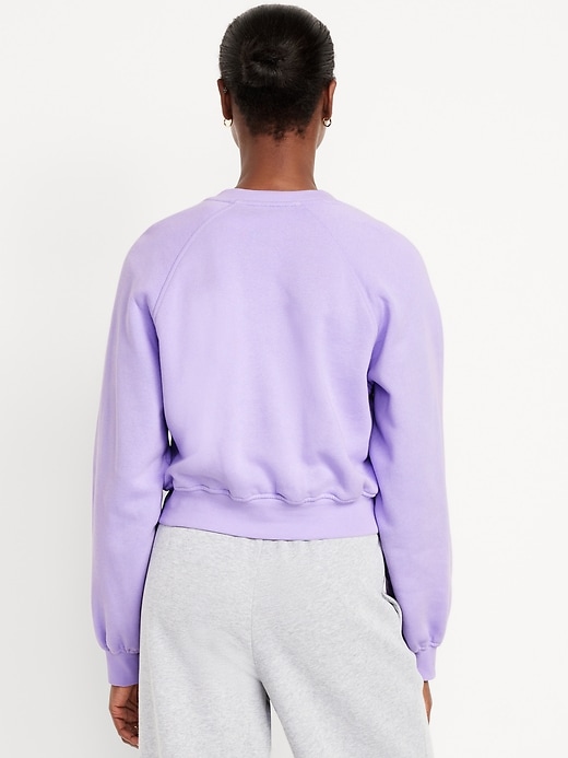 Image number 2 showing, SoComfy Oversized Button-Front Sweatshirt