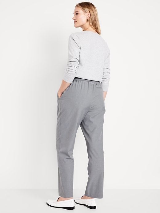 Image number 6 showing, High-Waisted Billie Straight Ankle Trouser
