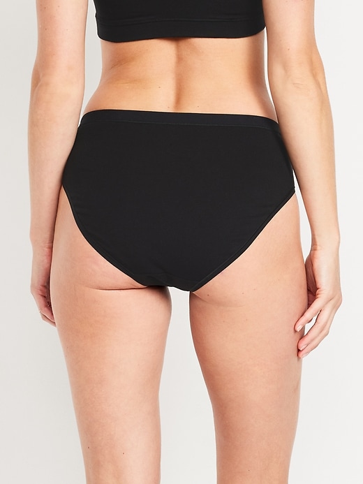 Image number 3 showing, High-Waisted Everyday Cotton Underwear 6-Pack