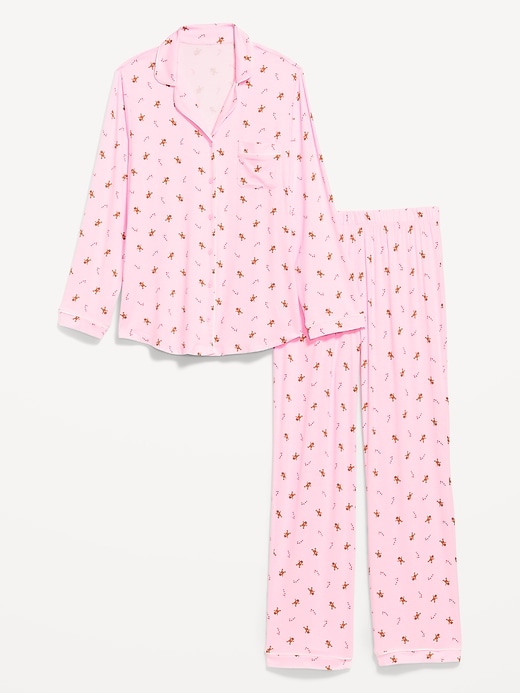 Image number 4 showing, Sunday Sleep Knit Jersey Pant Set