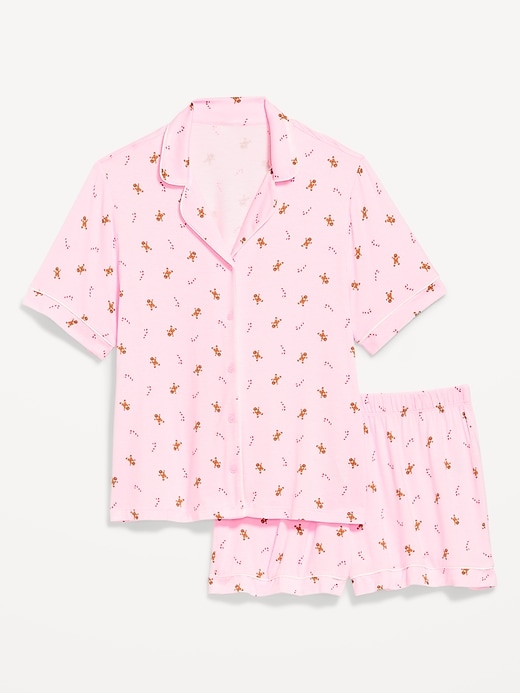 Image number 4 showing, Sunday Sleep Knit Jersey Short Set
