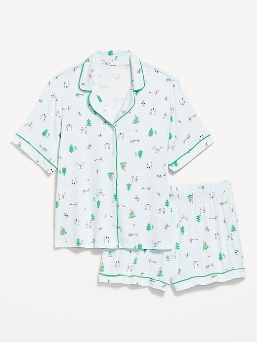 Image number 4 showing, Sunday Sleep Knit Jersey Short Set