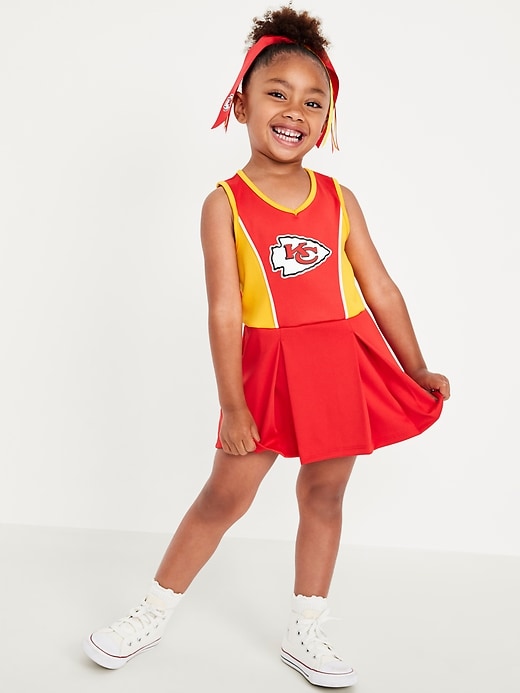 Image number 1 showing, NFL™ Kansas City Chiefs™ Graphic Mesh Dress for Toddler Girls