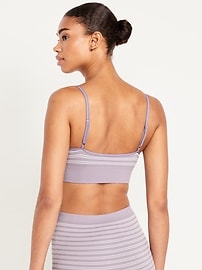 Image number 2 showing, Seamless Ribbed Longline Bralette