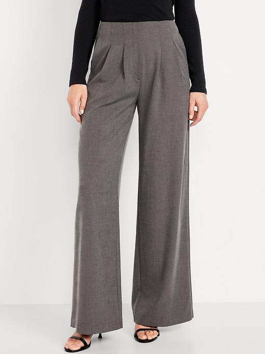 Image number 2 showing, Extra High-Waisted Super Wide-Leg Pants