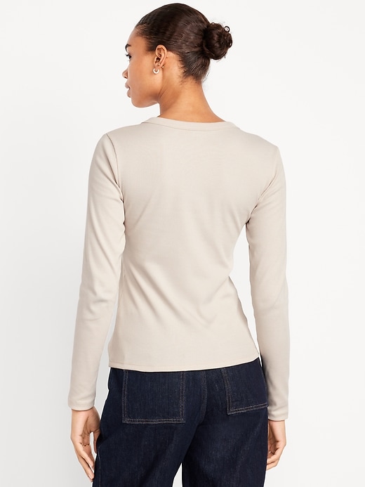 Image number 2 showing, Snug Long-Sleeve Crew-Neck T-Shirt