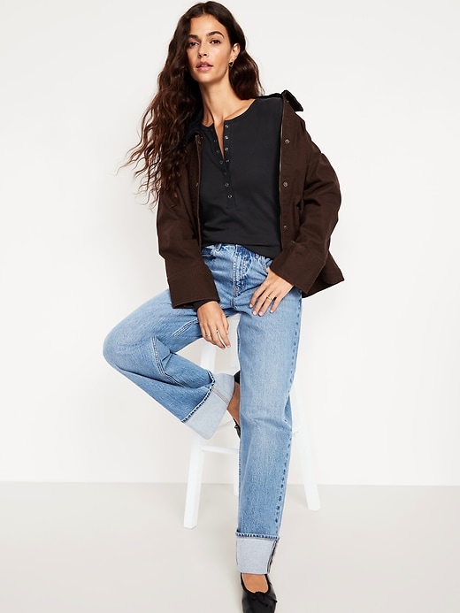 Image number 3 showing, Cozy Snug Crew-Neck Henley