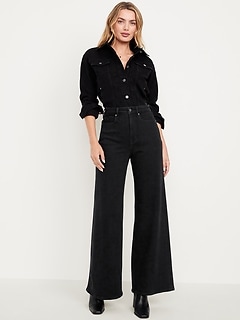 Extra High-Waisted Super Wide-Leg Jeans