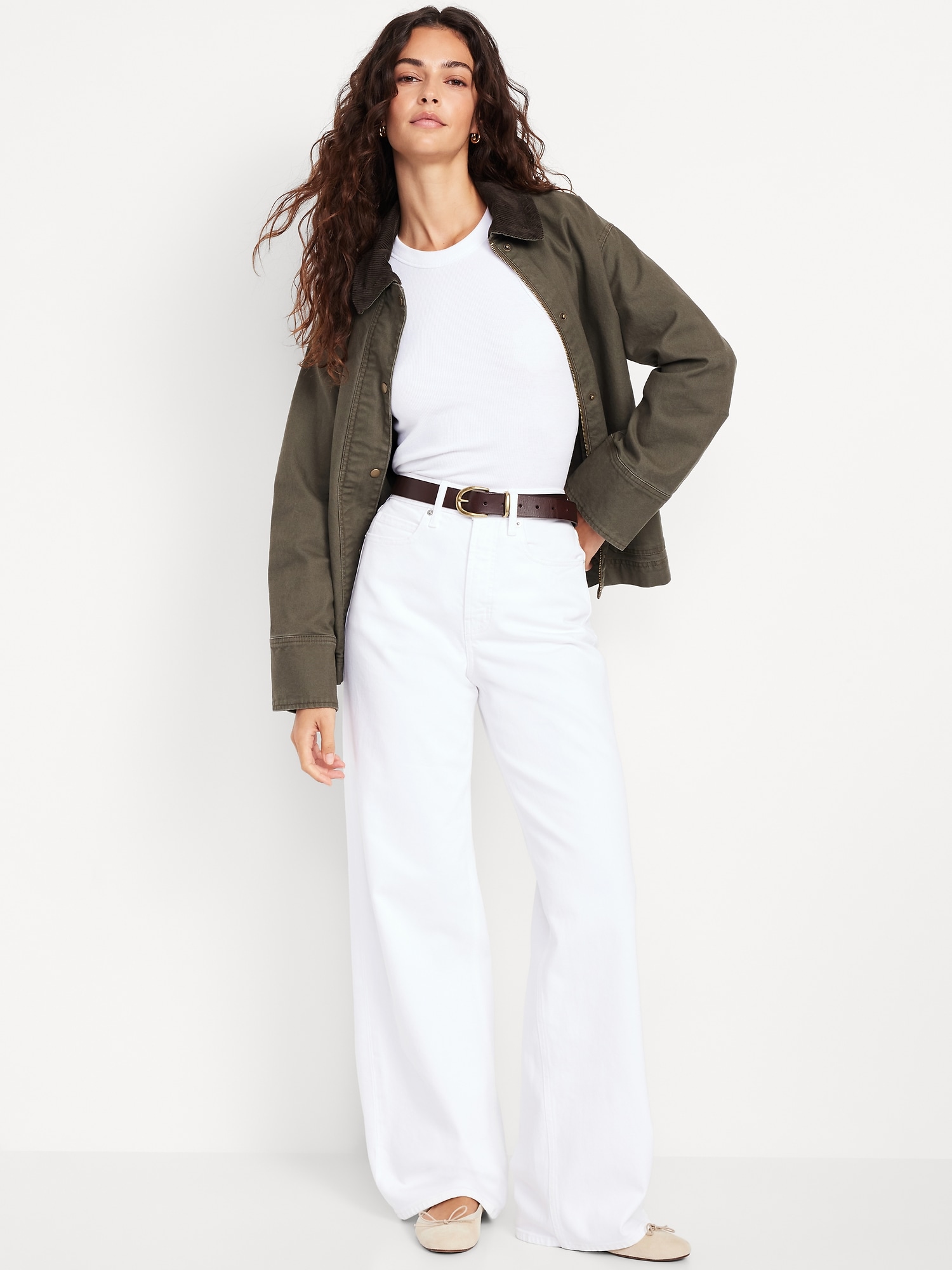 Extra High-Waisted Wide-Leg Jeans