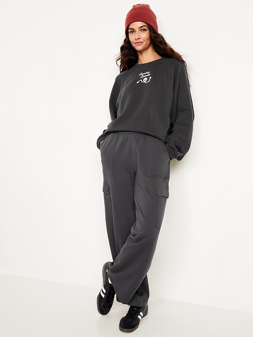 Image number 3 showing, SoComfy Oversized Graphic Raglan Sweatshirt