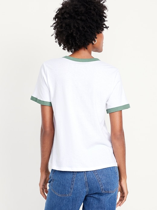 Image number 2 showing, EveryWear Graphic Ringer T-Shirt
