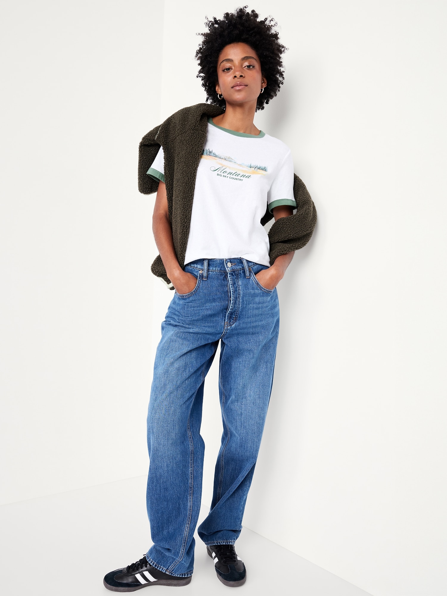 EveryWear Graphic Ringer T-Shirt