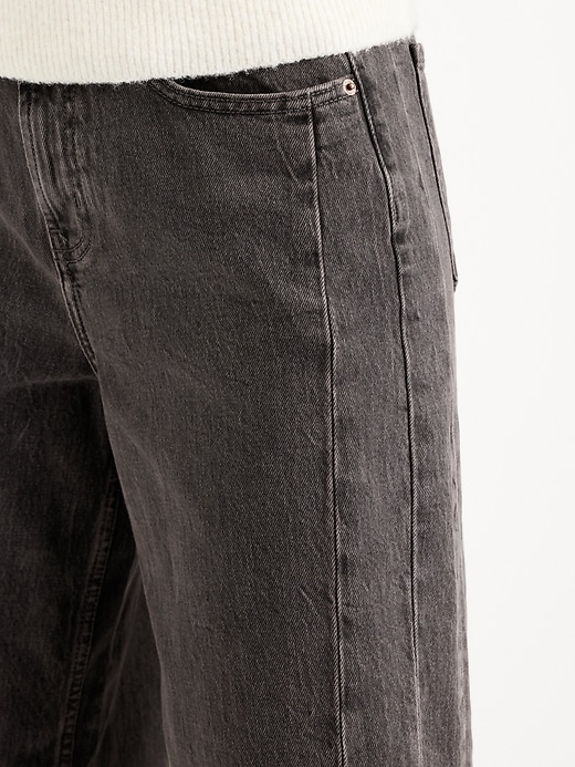 Image number 9 showing, High-Waisted Barrel Ankle Jeans