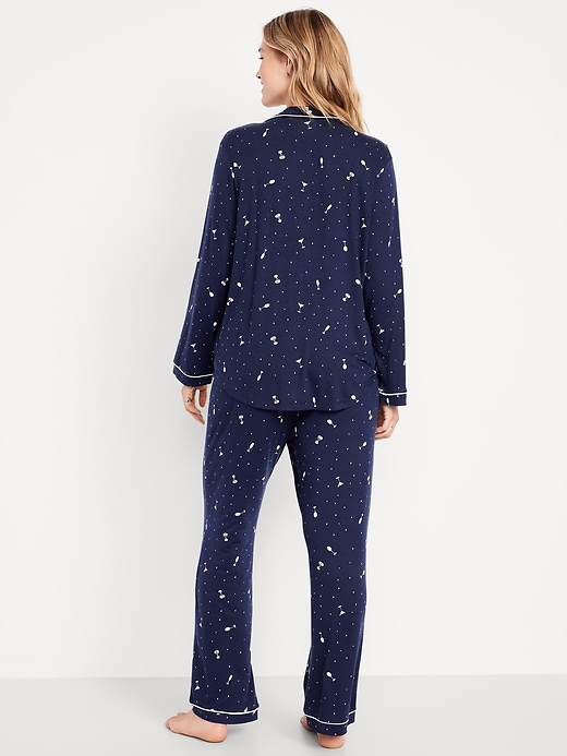 Image number 6 showing, Sunday Sleep Knit Jersey Pant Set