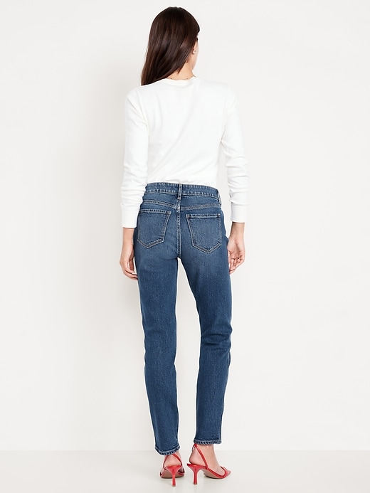 Image number 3 showing, High-Waisted Vintage Slim Jeans