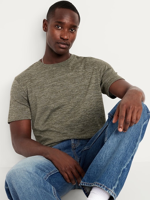 Image number 3 showing, Crew-Neck Striped T-Shirt