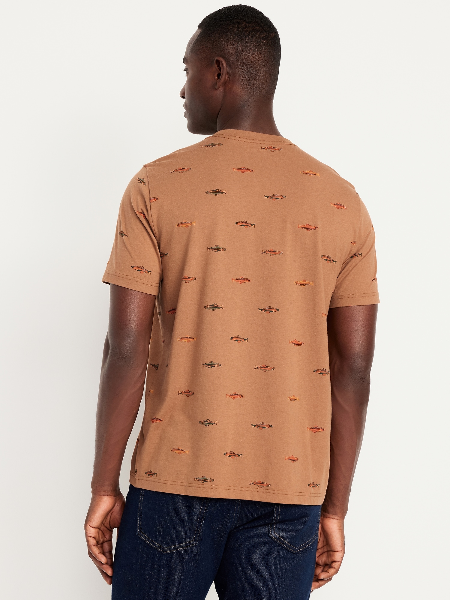 Crew-Neck Striped T-Shirt