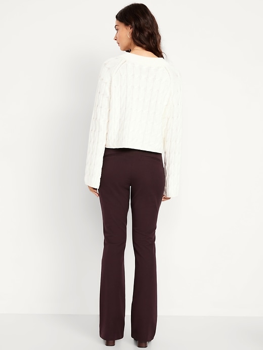 Image number 3 showing, High-Waisted Pixie Flare Pants