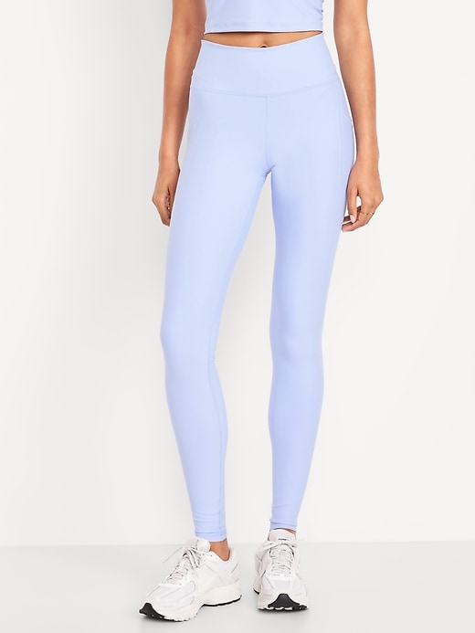 Image number 1 showing, High-Waisted PowerSoft Full-Length Pocket Leggings