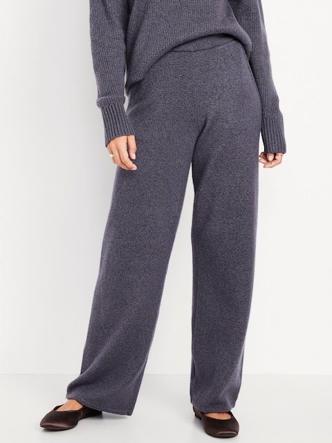 High-Waisted SoSoft Sweater Pants - Inkwell